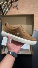 Tênis Sapatenis Masculino Ralph Lançamento Polo Sola Reta Confortável Casual