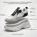 Tênis Feminino Tratorado Sneaker Plataforma, Confortável e Resistente Original Qualidade Premium