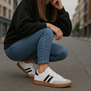 Tênis Feminino Samba Retrô Casual Confortável para Todas Ocasiões