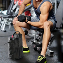 Bolsa Magnética Para Garrafa De Água Fitness Com Ímã , Grande Capacidade , Copo Específico Academia crossbody Portátil
