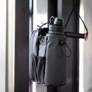 Bolsa Magnética Para Garrafa De Água Fitness Com Ímã , Grande Capacidade , Copo Específico Academia crossbody Portátil